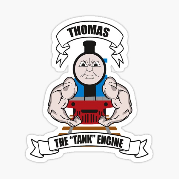 Vista previa del artículo con la obra «Thomas la locomotora TANK equipada», diseñado y vendido por NikoGalo.