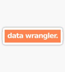 Data Wrangler - Orange Sticker