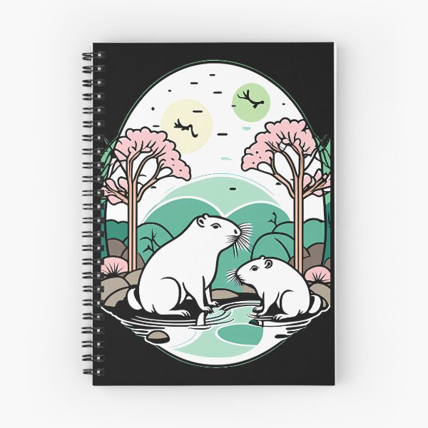 Item preview, Zen Garden Bliss with Capybaras designed and sold by Mechanical-Artt.