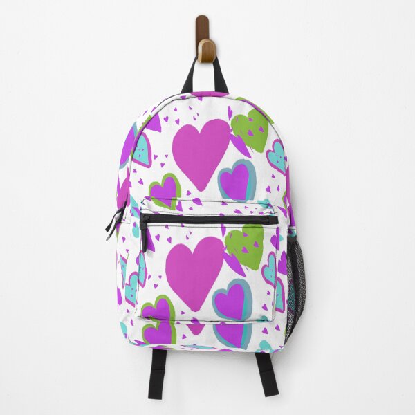 Item preview, Dancing Hearts - Colorful Hearts - It is Raining Love - Repeating Pattern designed and sold by Victoria Rose.