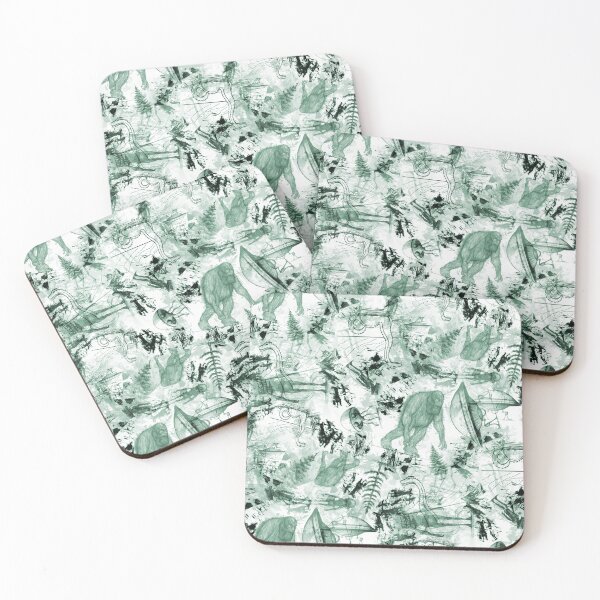 Item preview, Myth Toile: Teal designed and sold by Panic Jewelry & Things.