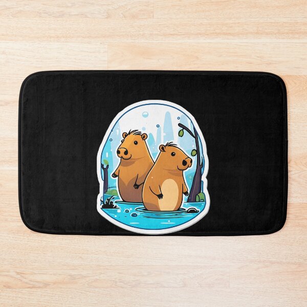Item preview, Dynamic Duo of Capybara Comedy designed and sold by Mechanical-Artt.