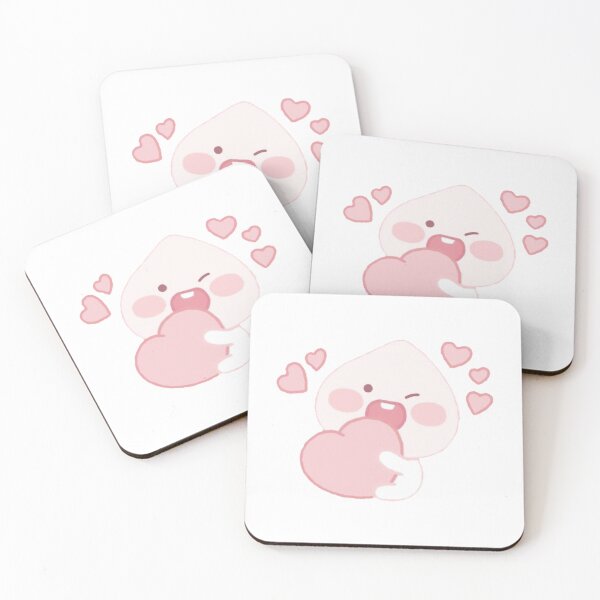 Item preview, Apeach kakao friends with heart designed and sold by ehemoc-hrane.