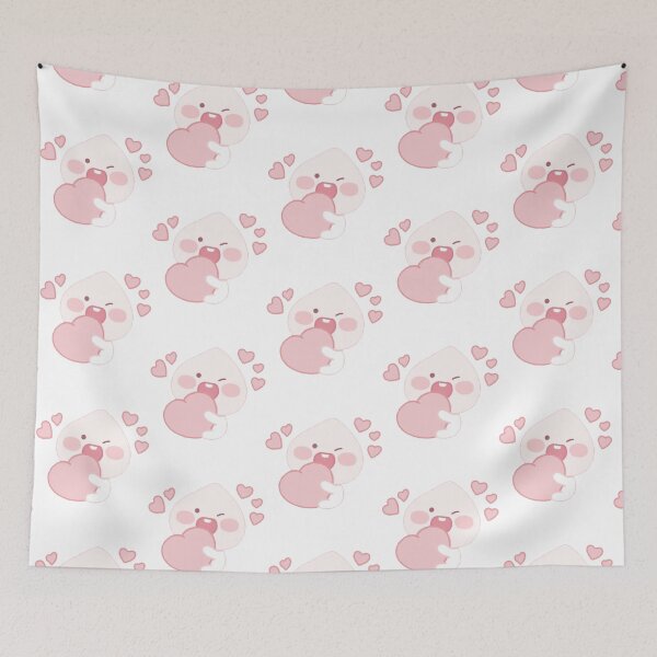 Item preview, Apeach kakao friends with heart designed and sold by ehemoc-hrane.