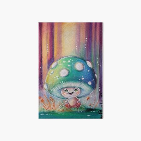 Vista previa del artículo con la obra «Toadstool místico en el bosque», diseñado y vendido por MelissaPardo.