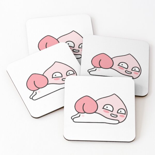 Item preview, Kakao Friends Apeach heart designed and sold by ehemoc-hrane.