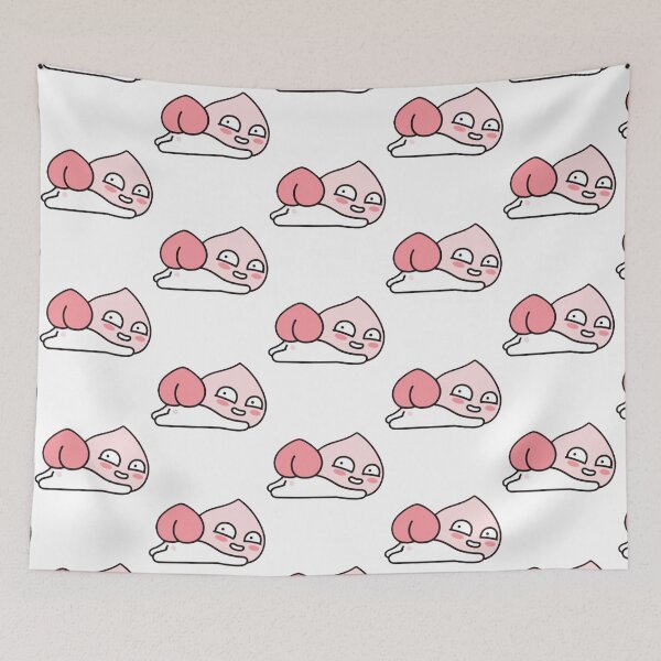 Item preview, Kakao Friends Apeach heart designed and sold by ehemoc-hrane.