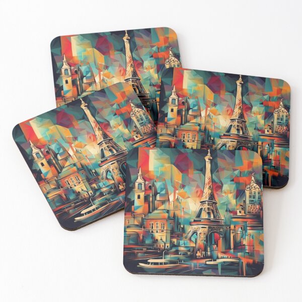 Item preview, Paris abstract art designed and sold by JackFreestone.