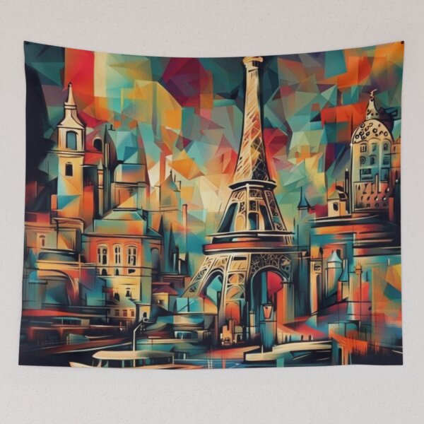 Item preview, Paris abstract art designed and sold by JackFreestone.