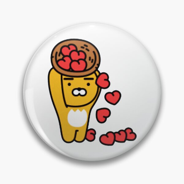 Item preview, Kakao Friends Ryan - many hearts designed and sold by ehemoc-hrane.