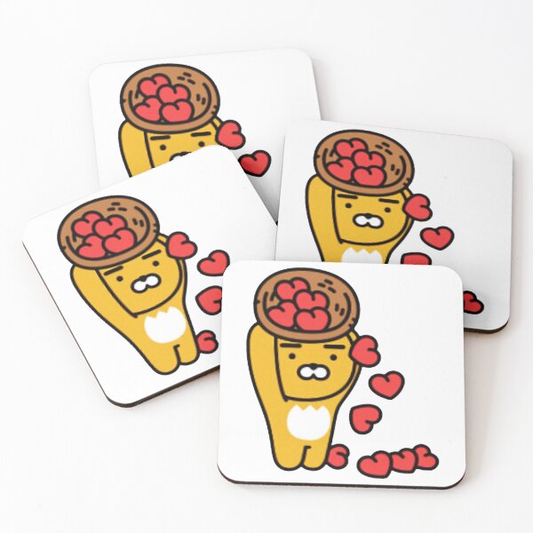 Item preview, Kakao Friends Ryan - many hearts designed and sold by ehemoc-hrane.