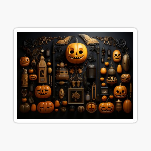 Item preview, Halloween Knolling Delight: Spooktacular Organization for a Ghoulishly Good Time 8 designed and sold by zerocrystal.