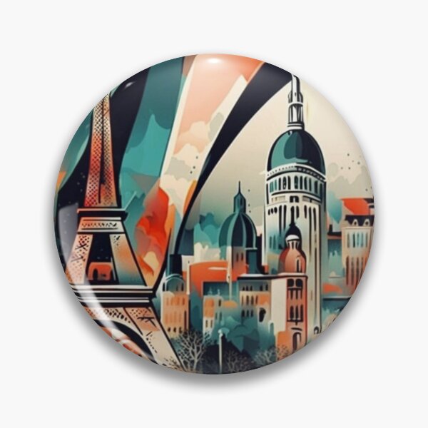 Item preview, Paris abstract art designed and sold by JackFreestone.
