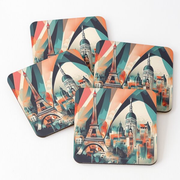 Item preview, Paris abstract art designed and sold by JackFreestone.