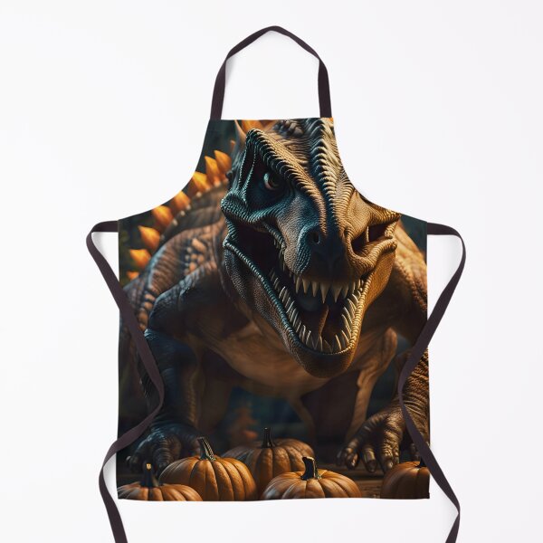 Item preview, Scary Halloween Dinosaur with pumpkins 2 designed and sold by HofTao.