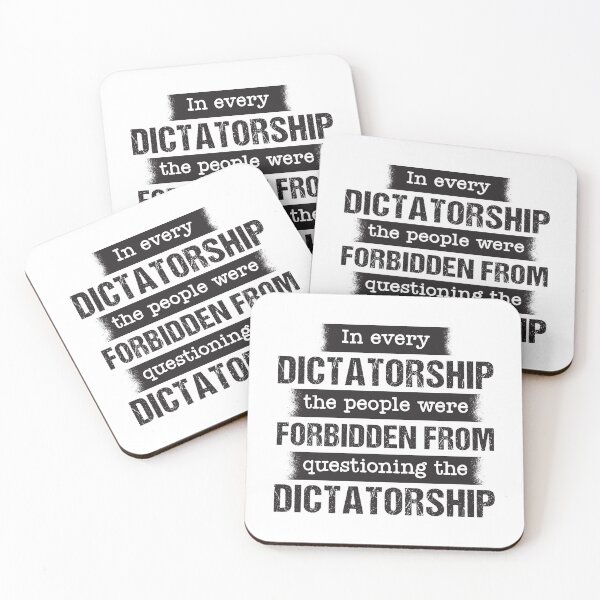 Item preview, Dictatorship, Freedom Of Speech, Anti Government designed and sold by CatsCrew.