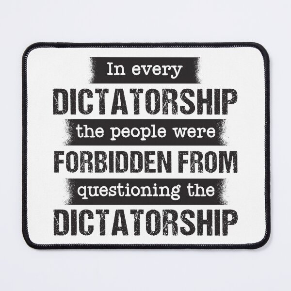 Item preview, Dictatorship, Freedom Of Speech, Anti Government designed and sold by CatsCrew.
