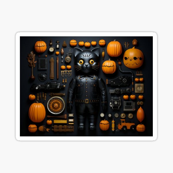 Item preview,  Halloween Knolling Delight: Spooktacular Organization for a Ghoulishly Good Time 9 designed and sold by zerocrystal.