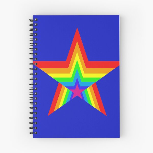 Item preview, Hypnotic Rainbow Star designed and sold by rachybattlebot.