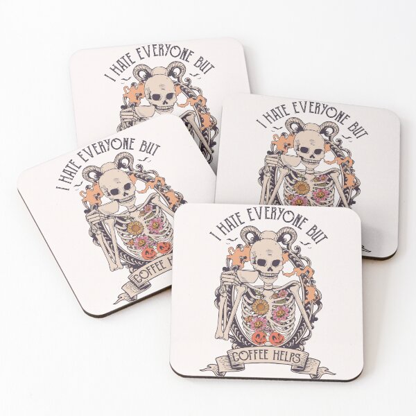 Item preview, I hate everyone but coffee helps  designed and sold by Acim0.