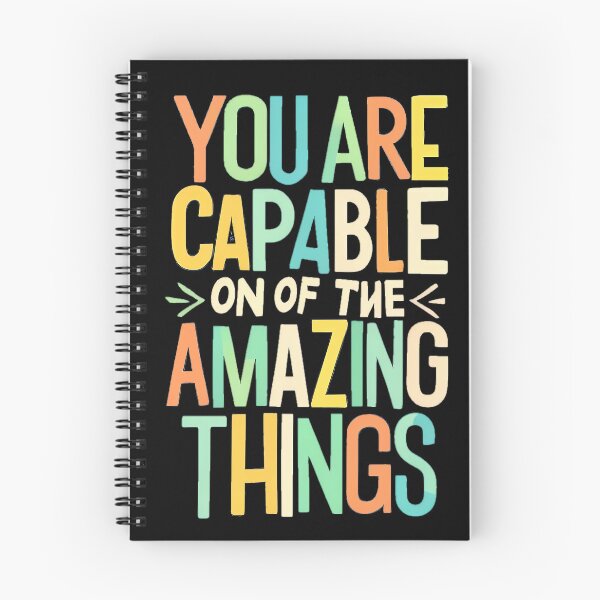 Item preview, You are capable of amazing things designed and sold by ShounenGifts.
