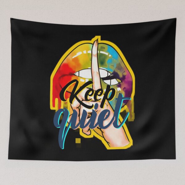 Item preview, Keep quiet don't talk too much.   designed and sold by MayDavi.
