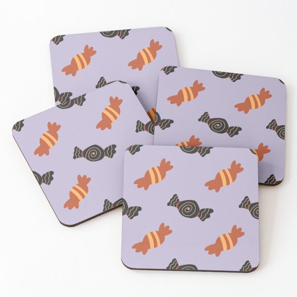 Item preview, Kawaii Cute pastel sweet candy trick or treat halloween purple pattern gift designed and sold by TNwandesignart.