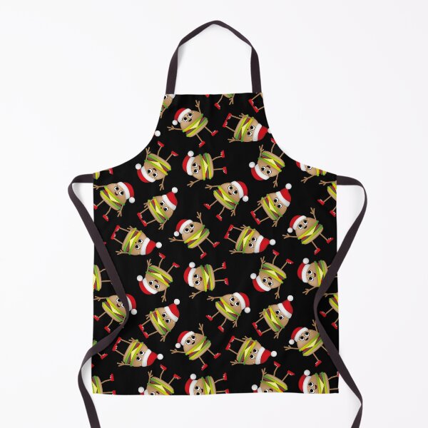 Item preview, Burger in santa's hat Seamless pattern. designed and sold by Marina Smorodinskaya.