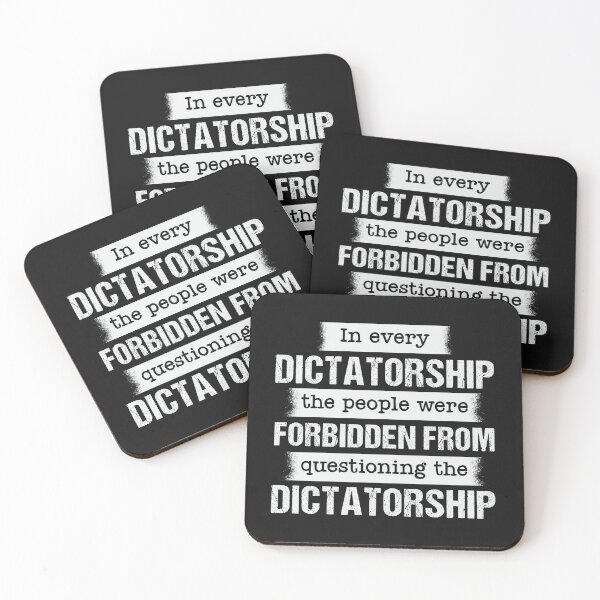 Item preview, Dictatorship, Freedom Of Speech, Anti Government designed and sold by CatsCrew.
