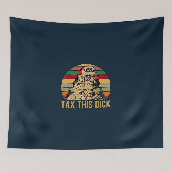 Item preview, 4th of july Benjamin Franklin Tax This Dick vintage  designed and sold by Tokoindahz.