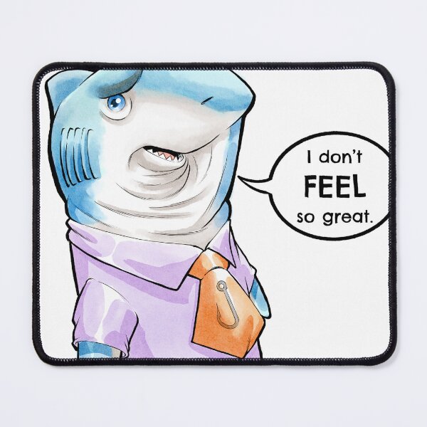 Item preview, Not-So-Great White designed and sold by EELS-on-WHEELS.