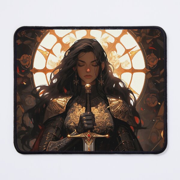 Item preview, Divine Paladin: Female Holy Knight Art designed and sold by grimtower.
