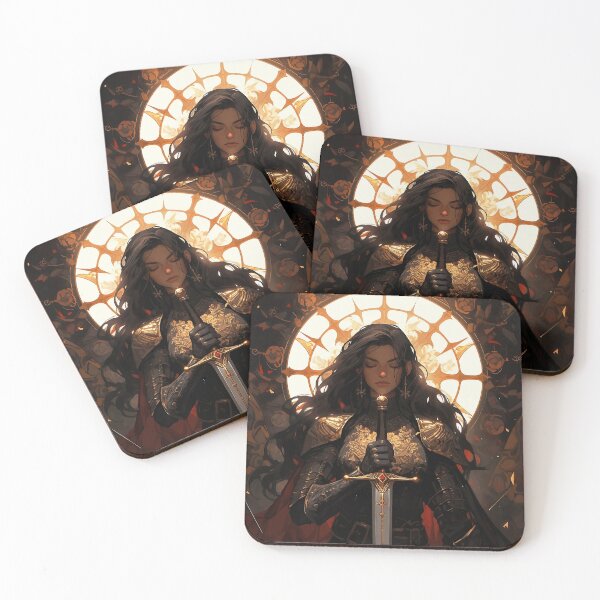 Item preview, Divine Paladin: Female Holy Knight Art designed and sold by grimtower.