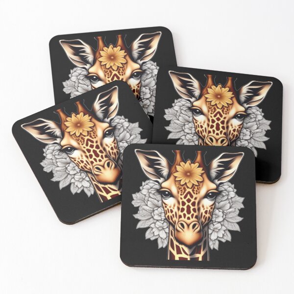 Item preview, Floral giraffe  designed and sold by Roxburylane.