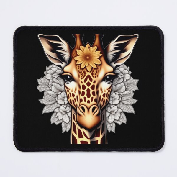 Item preview, Floral giraffe designed and sold by Roxburylane.