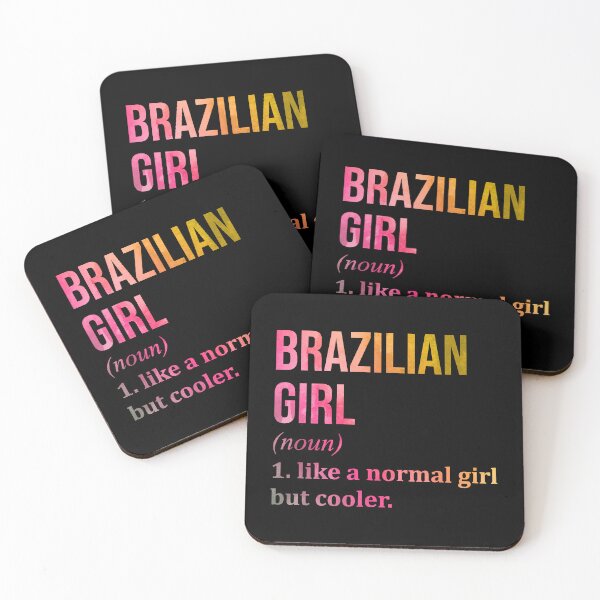 Item preview, Brazilian Girl Definition Brazil in Watercolor designed and sold by XCIV.