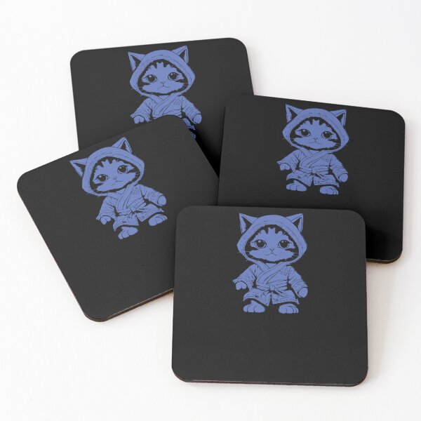 Item preview, Karate Kitten - Blue 1 designed and sold by Soulemotion.