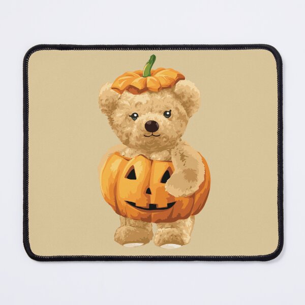 Item preview, Halloween Pumpkin Teddy Bear Fall Autumn designed and sold by BHENRYstyle.