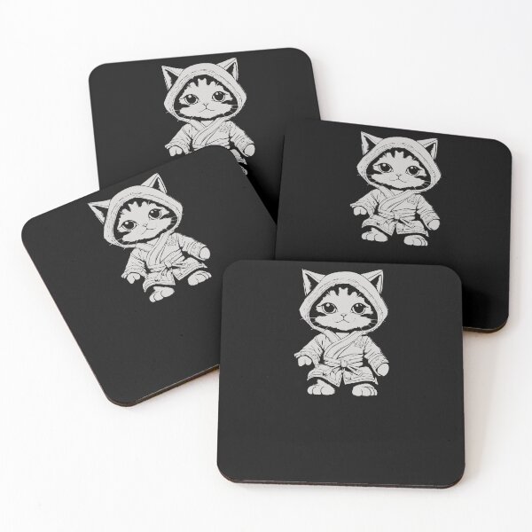 Item preview, Karate Kitten - Grey designed and sold by Soulemotion.