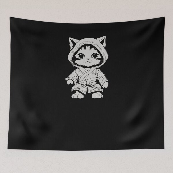 Item preview, Karate Kitten - Grey designed and sold by Soulemotion.