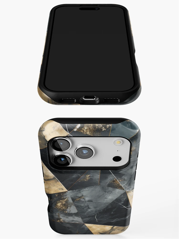 Thumbnail 3 of 4, iPhone Case, Abstract marble pattern designed and sold by SmileshareShop.
