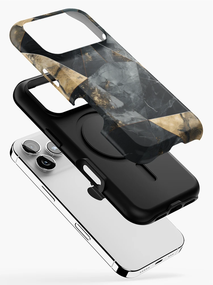 Thumbnail 2 of 4, iPhone Case, Abstract marble pattern designed and sold by SmileshareShop.