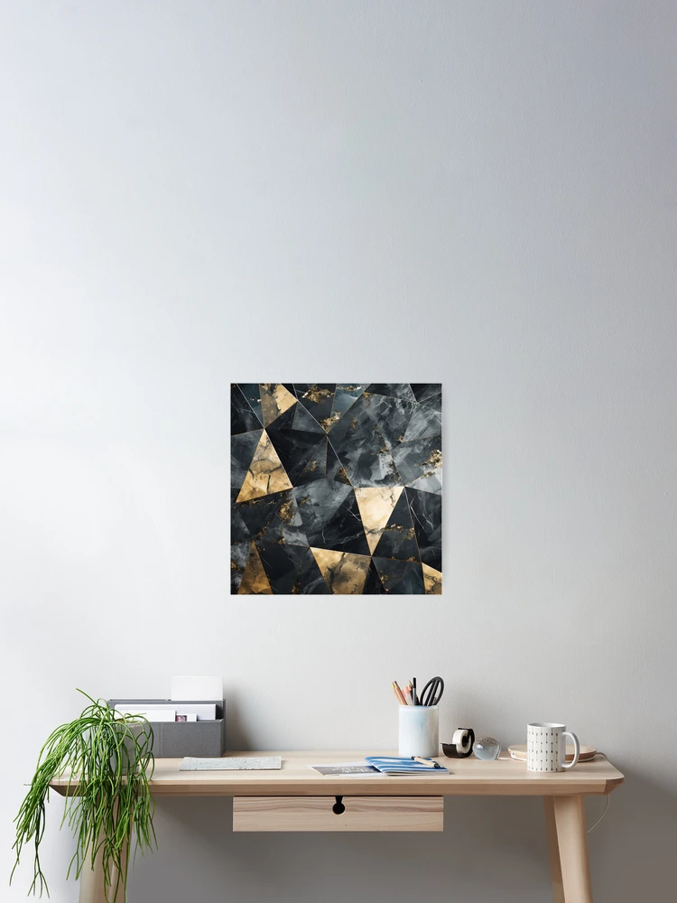 Thumbnail 2 of 3, Poster, Abstract marble pattern designed and sold by SmileshareShop.