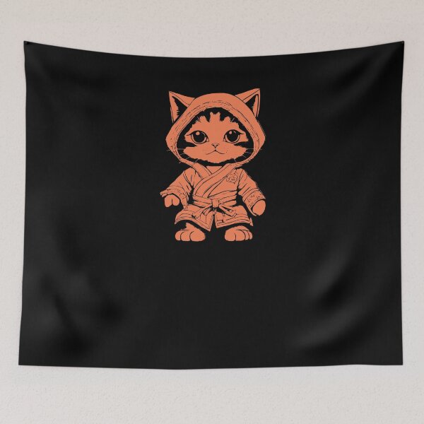 Item preview, Karate Kitten - Coral designed and sold by Soulemotion.