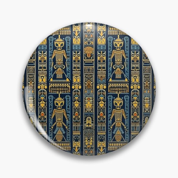 Item preview, Egyptian Motif Pattern designed and sold by Paleo5135.