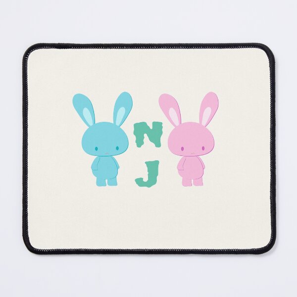Item preview, Newjeans logo bunnies rabbit NWJNS kpop Y2K aesthetic/ Blue Pink Green designed and sold by SoloAutenica.