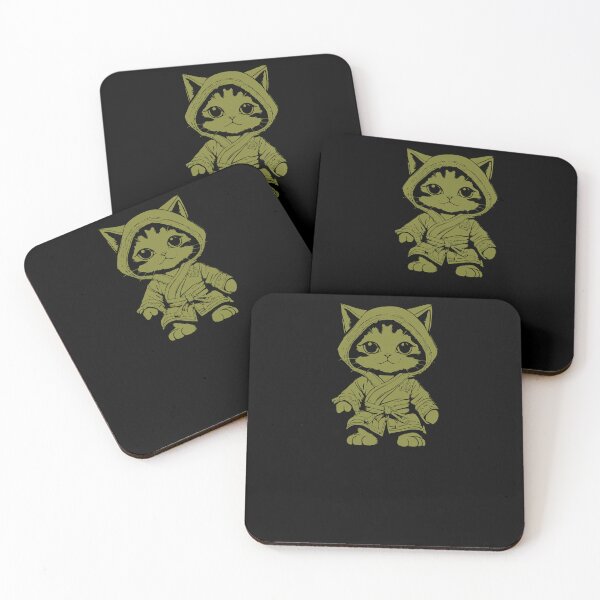 Item preview, Karate Kitten - Olive designed and sold by Soulemotion.