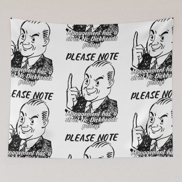 Item preview, No Dickheads Policy designed and sold by Simontology.