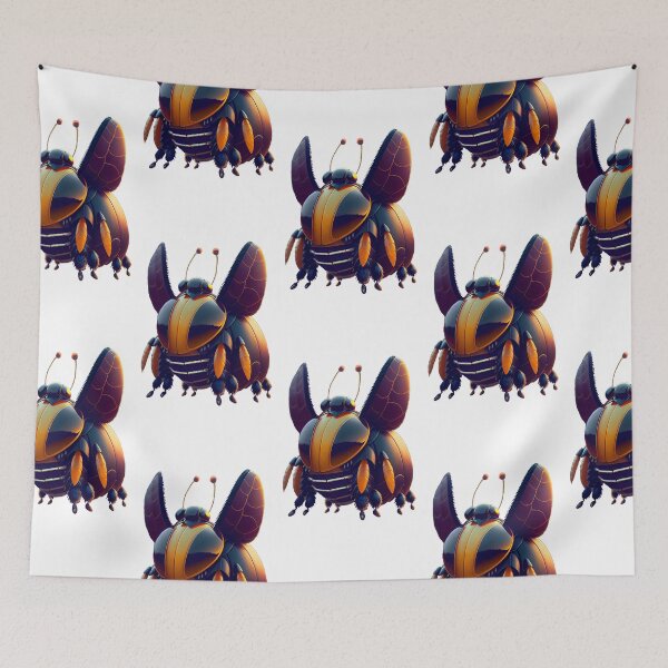 Item preview, Fat beetle with big eyes designed and sold by MadinaFatt.