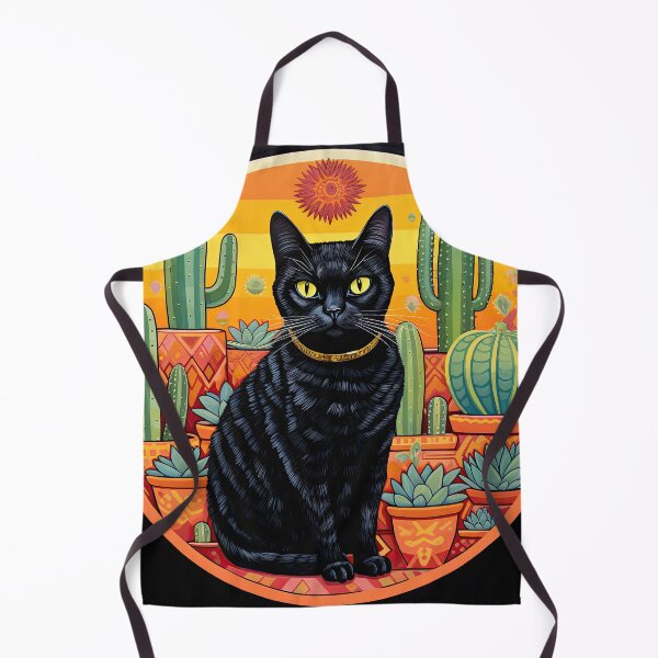 Item preview, Succulent Serenity with a Side of Feline Charm designed and sold by cece4410.